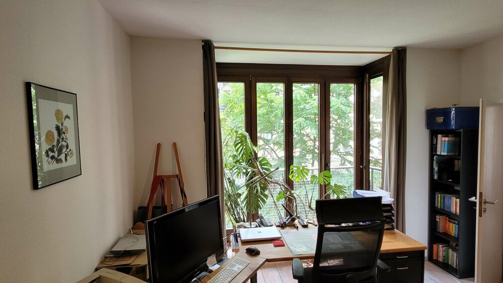 Ausblick vom Schlafzimmer