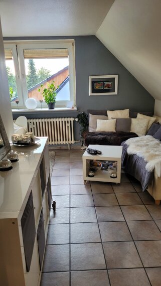 Wohnzimmer Spitzboden