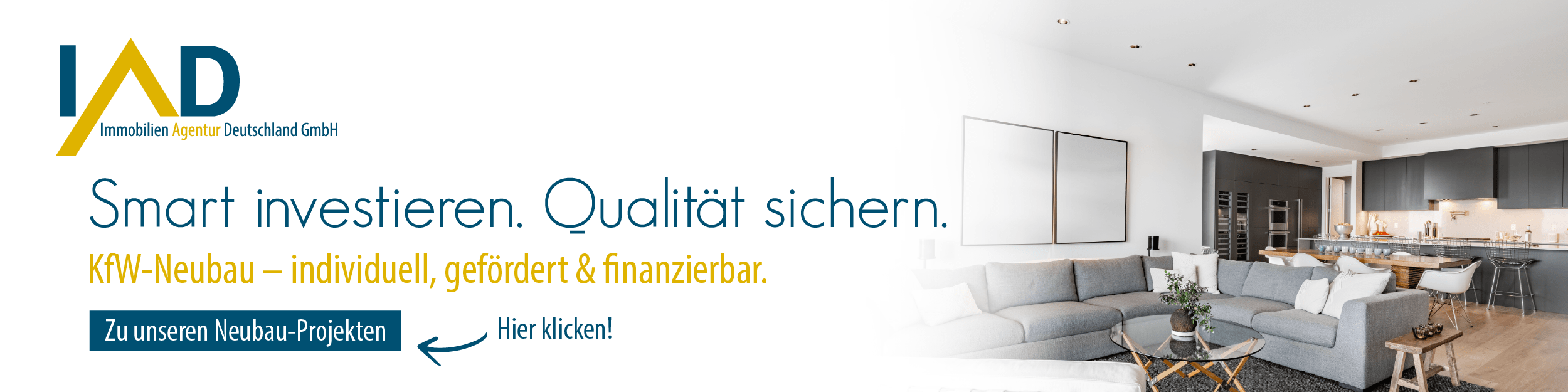 Smart investieren. Qualität sichern. KfW-Neubau - individuell, gefördert & finanzierbar.